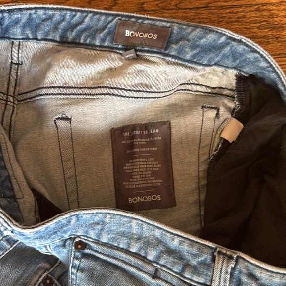 Bonobos Jetsetter Jean Slim fit size 38/32 - Picture 8 of 8